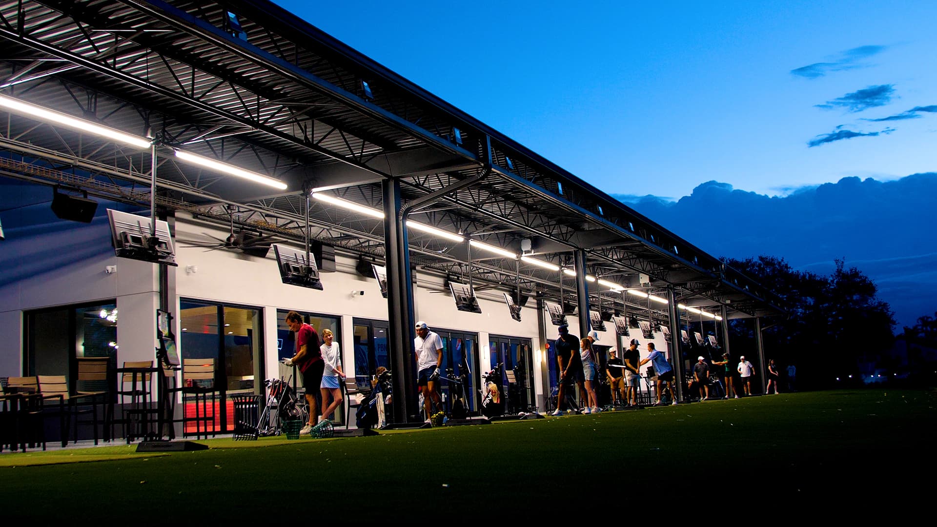 Golfers and guests at The Nash Bar & Grill